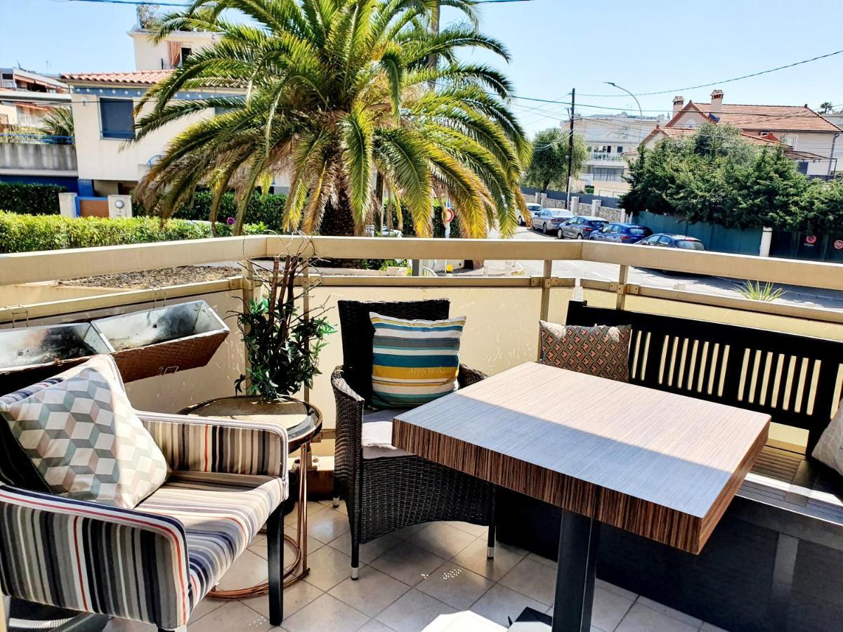 Bel Appartement A 50M De La Plage, 2 Pieces Climatisees, Parking Prive Antibes Exterior photo
